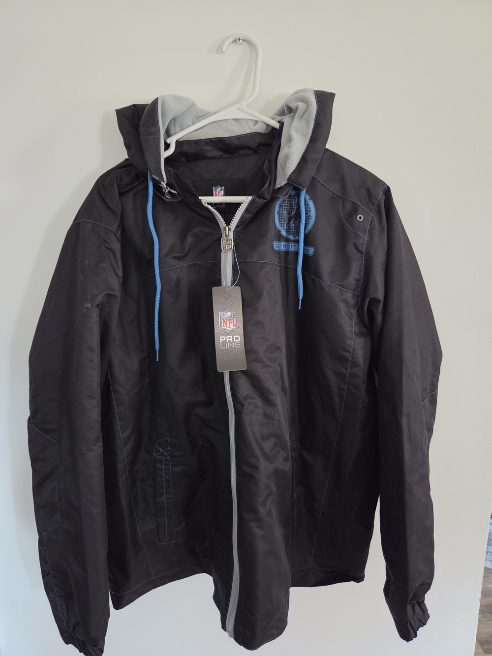 NFL Pro Line Detroit Lions Lightweight Jacket Size L